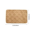 thumbnail image 3 of Dvruxg Thickened Absorbent Bathroom Mat – Non-Slip Soft Velvet Floor Rug for Toilet, Restroom & Bedroom, Easy-Care Polyester Door Mat with Anti-Slip Backing, 3 of 5