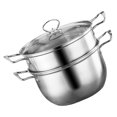 thumbnail image 1 of KAKOWELY Marmite en Acier Inoxydable pour Cuisson Quotidienne Usage Familial 1ensemble, 1 of 8
