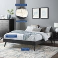 thumbnail image 3 of Modway Margo Full Wood Platform Bed Frame in Black, 3 of 8