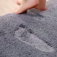 thumbnail image 4 of Bathroom Rug, Extra Thick Microfiber Bath Mat, High-Pile and Super Absorbent, Rubber Backed Non Slip, Machine Washable, Soft Plush Shaggy Bath Rugs for Bathroom Floor, Tub and Shower, 4 of 5