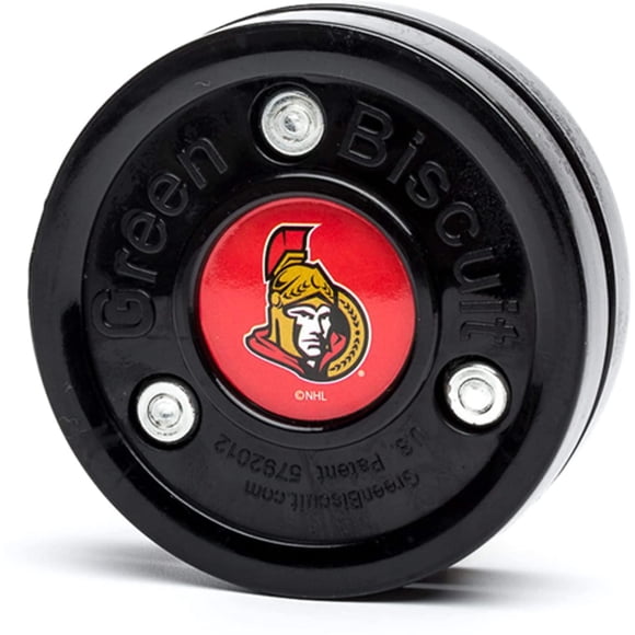 Green Biscuit NHL Training Puck - Ottawa Senators