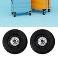 thumbnail image 1 of 2 Pcs Roues de Remplacement pour Bagages, Roues Pivotantes en Caoutchouc Silencieuses avec Roulements à Billes pour Valise et Patins Extérieurs en Ligne et Planche à Roulettes, 1 of 8