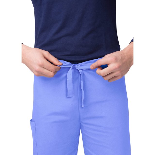 Adar Universal Sarraus pour Hommes - Pantalon de Sarrau à Jambe Fuselée avec Cordon