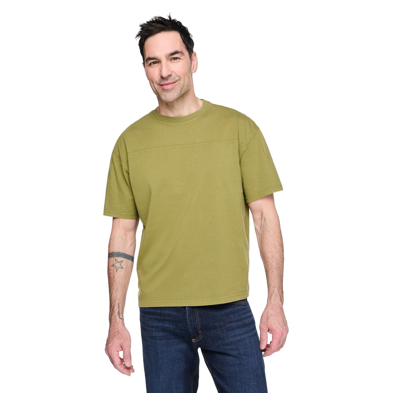 T-shirt coupe carrée George pour hommes