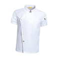 thumbnail image 2 of lionlar Chef Jackets Summer Short Sleeve Breathable M Size White, 2 of 8