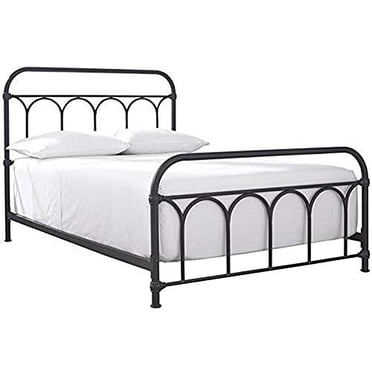 Signature Design by Ashley - Nashburg Queen Metal Headboard/Footboard/Rails - Black