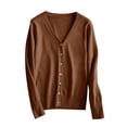 thumbnail image 4 of Styesk Cardigan Sweaters for Women Lightweight Open Front Cardigans Button Long Sleeve Crochet Knit Cardigans Versatile Solid Color Fall Outfits Casual Loose Fit Oversized Sweaters, 4 of 9