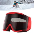 thumbnail image 4 of Ski Goggles, Anti Fog Adjustable Belt Skiing Protection Goggles Double Layer Lenses  For Climbing Black Frame Grey Lens,Black Frame Silver Lens,Black Frame Red Lens,Red Frame Red, 4 of 8