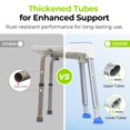 thumbnail image 2 of AUVON Triangle Shower Chair for Space Saving, Adjustable Shower Stool 400 lbs Tool-Free Assembly, Shower Bench for Inside of Show, 2 of 7