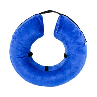 Langgg Collier Gonflable pour Animaux Protection des Plaies Anti-Morsure Doux Lavable