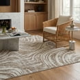 thumbnail image 4 of Rug Branch Nomad Abstract Indoor Area Rug, Beige Brown, Coastal - Living Room, Bedroom, Dining Room, and Kitchen, 4 of 7