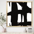 thumbnail image 2 of Designart Black & White Crossing Paths II Framed Wall Art, 2 of 3