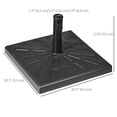 thumbnail image 3 of Outsunny Base de Parasol de Patio Robuste de 42 lb pour Jardin, Cour Arrière, Extérieur, 3 of 10