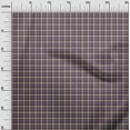 thumbnail image 2 of oneOone Silk Tabby Fabric Tartan Check Printed Fabric 1 Yard 42 Inch Wide, 2 of 4