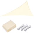 thumbnail image 1 of Yescom 25Ft Triangle Sun Shade Sail Canopy 97% UV Block Commercial Carpark Pool Camping Playground Outdoor Off White, 1 of 10