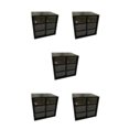 thumbnail image 3 of Decodeary Plastic Jiugongge Storage Drawer - Meticulous Workmanship And Fashionable Multi Grid Storage black Six Palaces Grid 5Set, 3 of 6