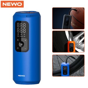 Amdohai NEWO Electric Inflator Portable Air Compressor Electric Pump w/150PSI/LED Light/Type-C Charging Auto Tire Inflator for Bike/Ball/Motorbike