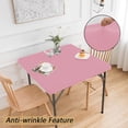 thumbnail image 4 of Antqov Square Fitted Tablecloth 34x34" Stretch Square Wrapped Stretch Table Cover Square Tablecloth Table Cover for Kitchen Dining Picnic Patio Outdoor Party Tables, 4 of 6