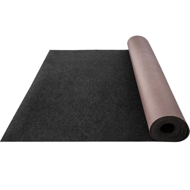 VEVOR Boat Carpet, 6 ft x 29.5 ft Marine Carpet for Boats, Waterproof Black Indoor Outdoor Carpet with Marine Backing Anti-Slide Marine Grade Boat Carpet Cuttable Easy to Clean Patio Rugs Deck Rug