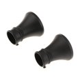 thumbnail image 2 of Langgg 2Pcs Curtain Rod Ends Drapery Pole Head for Dia. 28mm Rod Horn#Black, 2 of 7
