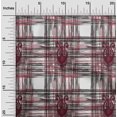 thumbnail image 1 of oneOone Cotton Poplin Fabric Swirl & Check Ikat Print Sewing Fabric BTY 56 Inch Wide, 1 of 4