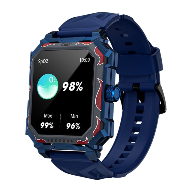 LOKMAT OCEAN MAX Smart Bracelet Sports Watch 1.96-Inch TFT LCD