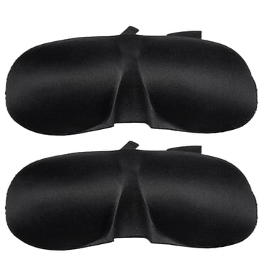 MasteelfCA 2pcs Novelty 3D Sleeping Masks Eye Patches Eye Masks Sleep Masks Blindfolds (Black)