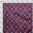 thumbnail image 2 of oneOone Polyester Lycra Fabric Swirl Ikat Print Sewing Fabric BTY 56 Inch Wide, 2 of 4