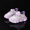 thumbnail image 2 of DXOUPM Girls Sneakers Comfortable Breathable Stylish Printed Platform Lightweight Sport Shoes, 2 of 2