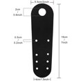 thumbnail image 4 of 1 Paire de Protège-Orteils en Cuir pour Patinage à Roulettes, Couvre-Chaussures de Patinage, Patins à Glace, Embouts Durables pour Accessoires de Patin à Roulettes, Brun, 4 of 5