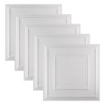 thumbnail image 1 of Great Lakes Tin Milwaukee Matte White 2ft x 2ft Tin Ceiling Tiles 5 Pack, 1 of 6