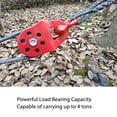 thumbnail image 3 of Winch Snatch Block, Heavy Duty Winch Pulley 4T Load Bearing Capacity  Operation Powerful  For ATVs, 3 of 8