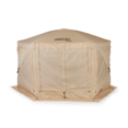 thumbnail image 3 of Clam Quick Set Pavillon Mobile Camping Extérieur Gazebo Auvent, Bronzage (2 Pack), 3 of 5