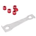 thumbnail image 1 of Single Chainring , Chainring Nuts High Hardness Corrosion Resistance  For Home For Bicycle For Outdoor For Adult For Young People Blue,Red, 1 of 8