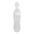 thumbnail image 3 of Qiilu 1Pc 90mL Silicone Baby Toddler Feeding Bottle with Spoon Fresh Food Cereal Squeeze Feeder Hot , Baby Food Feeder Bottle, Baby Cereal Feeding Bottle, 3 of 3