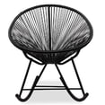 thumbnail image 1 of Acapulco chair Outdoor Wire Rocker Patio in Black Metal Frame - Plata Import, 1 of 1