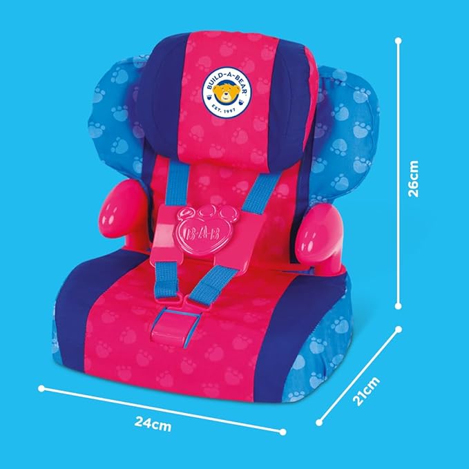 Siège d'appoint de voiture pour peluche Build-a-Bear Workshop