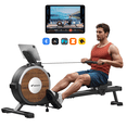 thumbnail image 1 of MERACH Magnetic Rowing Machine 350lbs Weight Capacity, 16 Levels of Quiet Resistance, Bluetooth Rowing Machine for Home Workout, 1 of 12