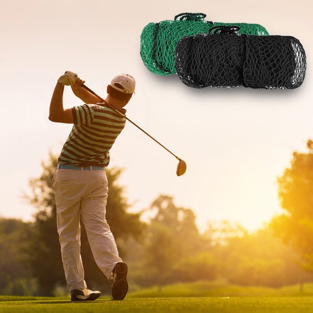 Golf Practice Net Basketball Football Exercising golf practice Nets Folding Learner Training Netting Equipment for Playground Gym Green