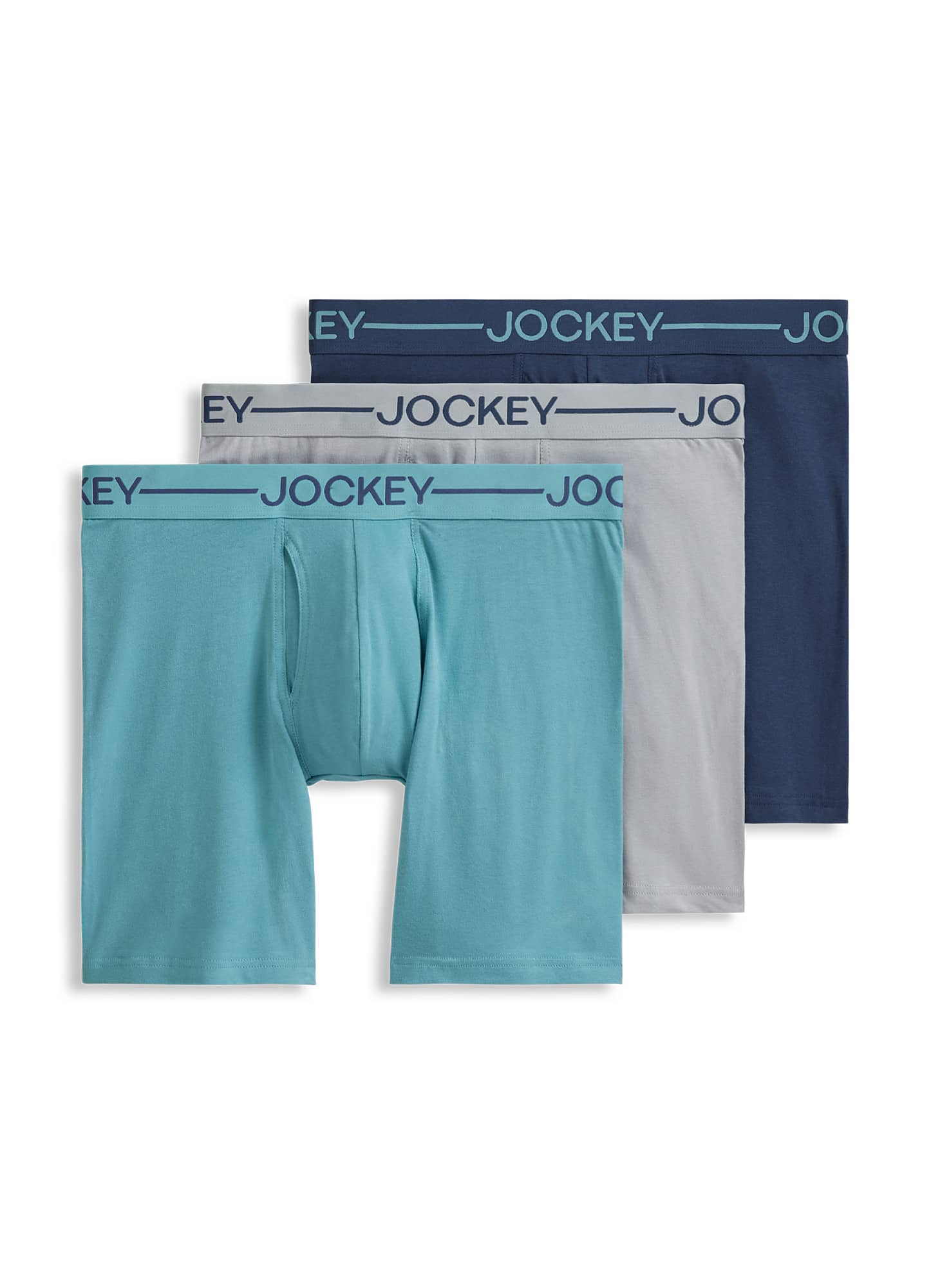 Jockey Boxeur en Coton Biologique Extensible 6.5 Pouces - Lot de 3