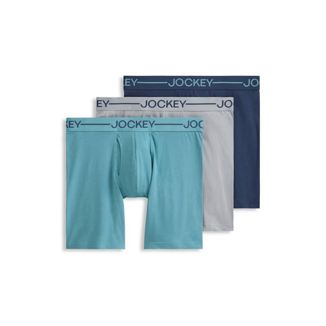 Jockey Boxeur en Coton Biologique Extensible 6.5 Pouces - Lot de 3