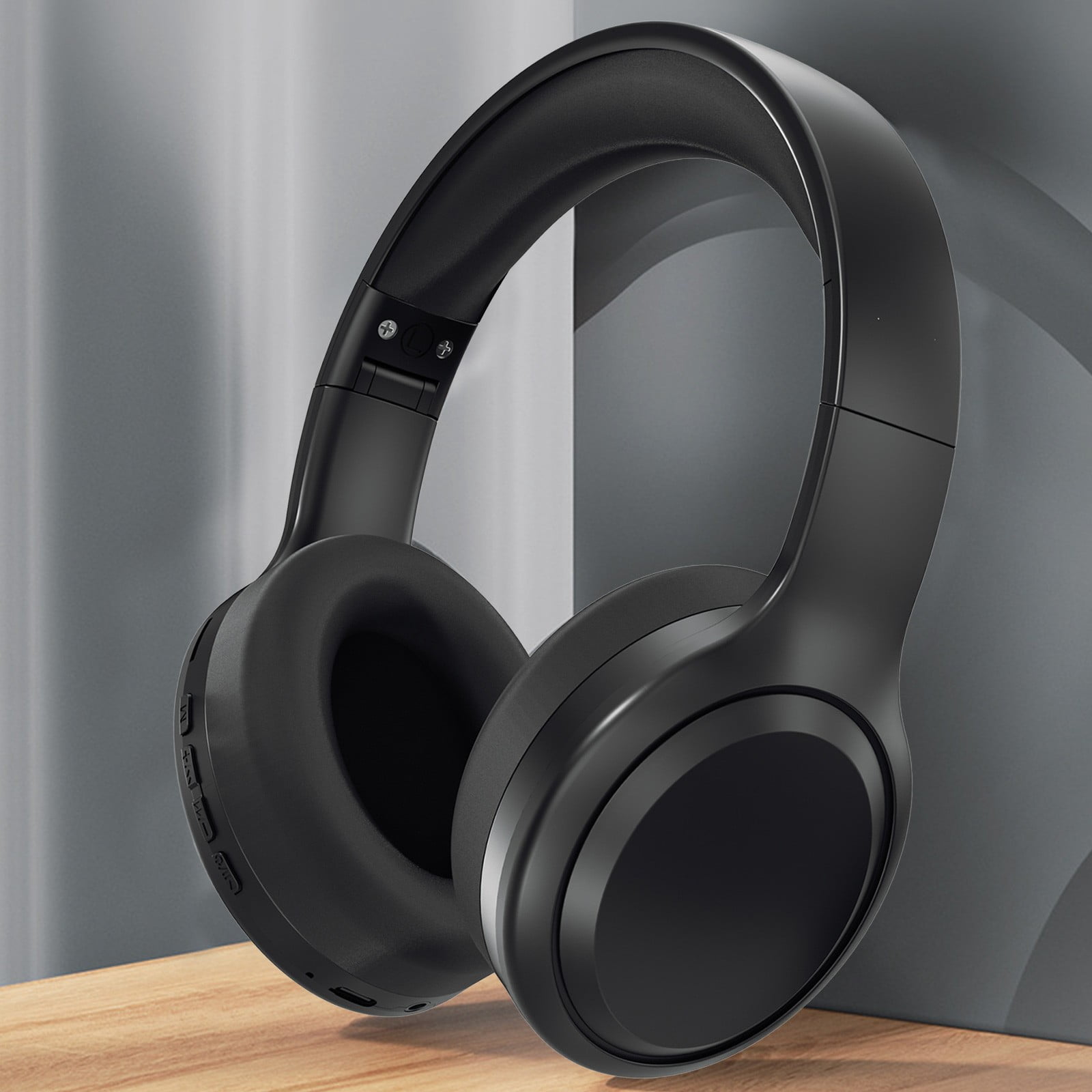 Meitianfacai Active Noise Cancelling Over-Ear Headphones, with HD Call, HiFi Stereo Sound, Super Long Battery Life, Comfortable to Wear, Can Card Plug-in