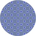 thumbnail image 1 of Ahgly Tapis Rond Lavable en Machine Intérieur Transitionnel Bleu Ciel, 3 Pieds Rond, 1 of 7