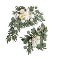 thumbnail image 4 of Abbracc 2 Pieces Artificial Wreath Artificial Floral Swag Simulation Garland Flower Swag H, 4 of 9
