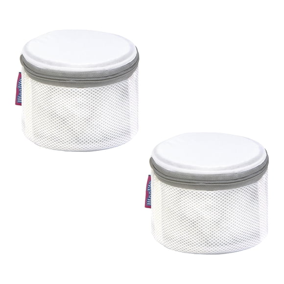 Woolite Bra Wash Bag, 2 Pack, White