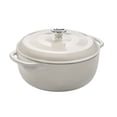 thumbnail image 1 of Lodge Cocotte émaillée, blanc - 6 qt., 1 of 6