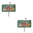 thumbnail image 4 of Maytalsory Effortlessly Install And Remove Easy To Mailbox Cover Vivid Print Cloth Abstract Style Colorful Mailbox Cover YTYH2309032 2Set, 4 of 6