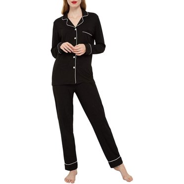 Women's Cotton Pajamas Set $ Long-sleeved Buttoned Warm Pajamas $ Home Comfort and Leisure Pajamas Set