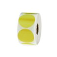 thumbnail image 1 of Officeship 600 Pcs Étiquettes Thermiques Directes Rondes Colorées de 1,5 Pouces de Dia-Jaune-1,5 Pouces/600 Pcs, 1 of 4