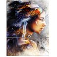 thumbnail image 2 of Design Art - Woman with White Horse Eagles, 2 of 3